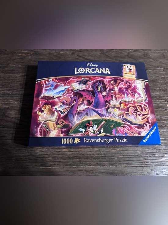 Disney Other - DISNEY LORCANA: Glimmers of the Realm - RUBY 1000 Piece Puzzle NO PROMO CARD